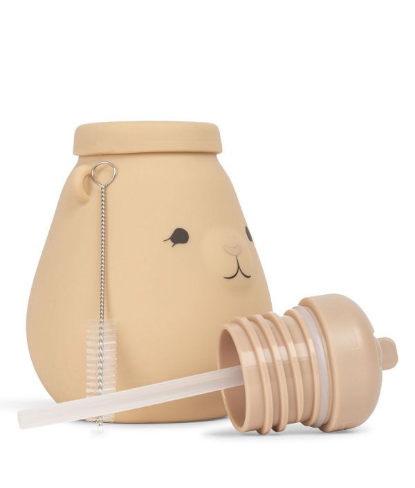 Konges Sløjd, vattenflaska i silikon Teddy, Shell