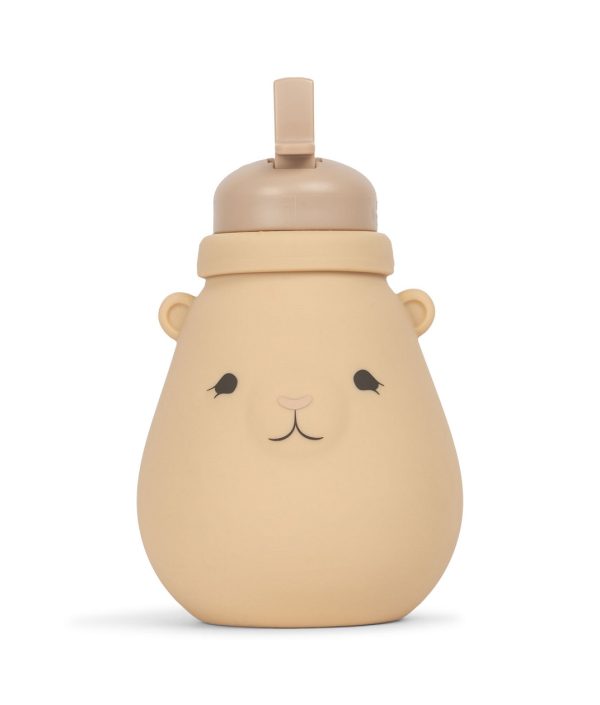 Konges Sløjd, vattenflaska i silikon Teddy, Shell