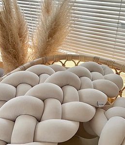 Spjälsängsskydd flätad, Desert sand