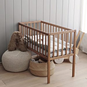 Spjälsäng sidosäng, vintage