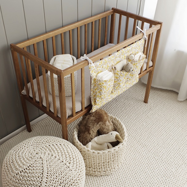 Spjälsäng sidosäng, vintage - Bild 3