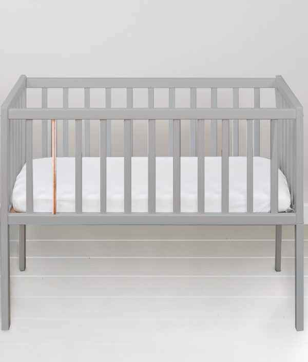 Spjälsäng sidosäng Starry Night, grå