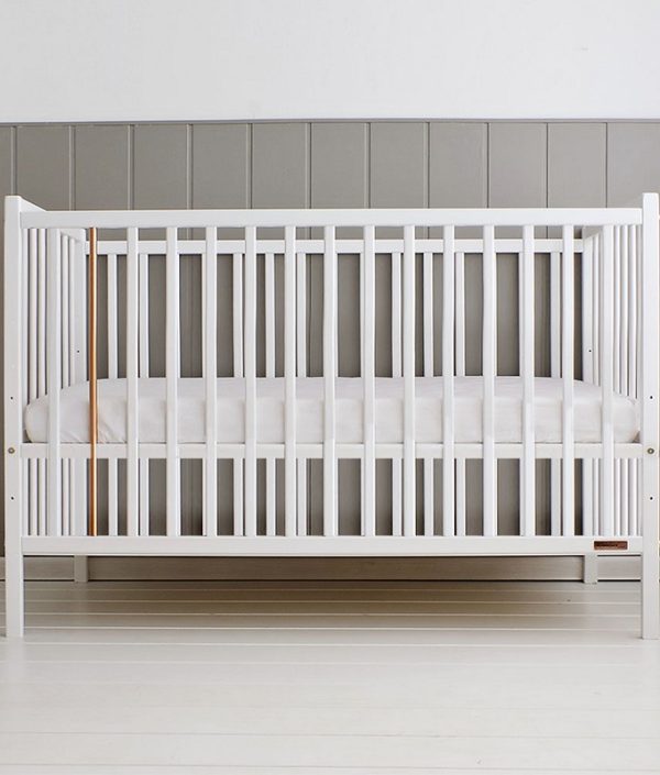 Spjälsäng Starry Night, vit