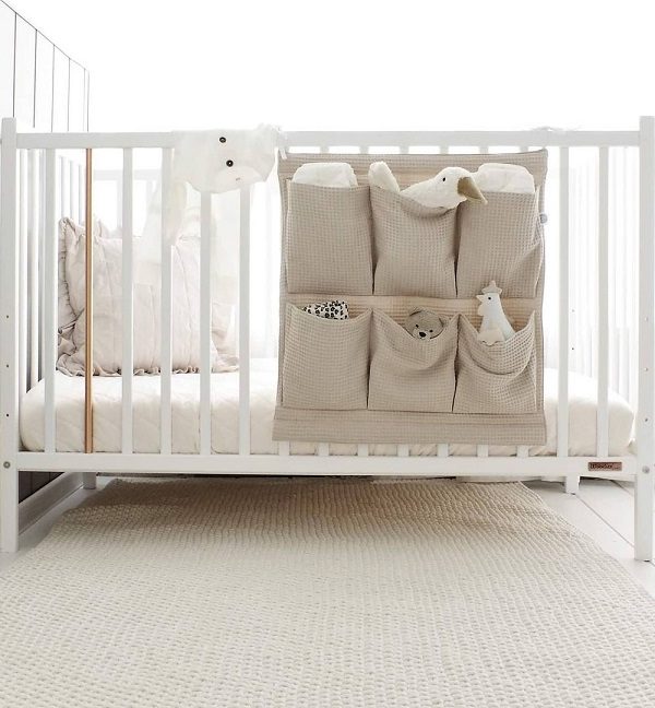 Spjälsäng Starry Night, vit