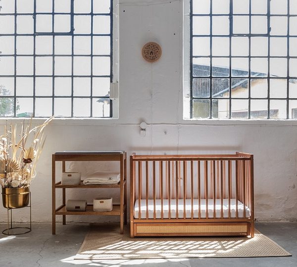 Spjälsäng Earthy, vintage