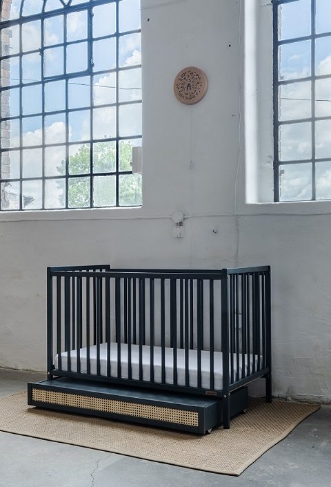 Spjälsäng Earthy, antracit