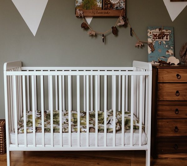 Spjälsäng Räv, vit