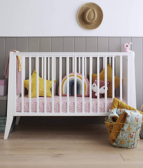 Spjälsäng Willow, vit