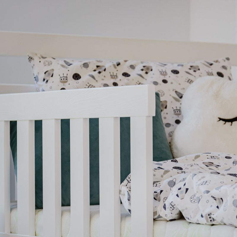 Vit våningssäng med förvaring, Misty 90x200 cm - Bild 6