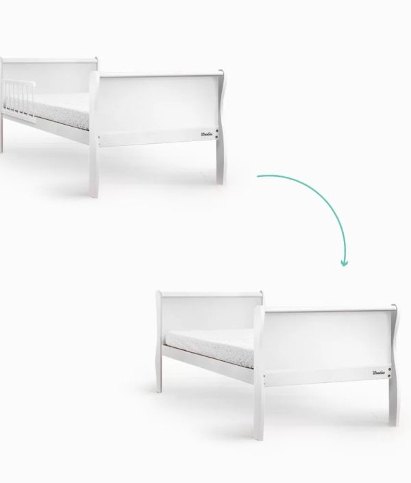 Juniorsäng Majestic 80x160, vit