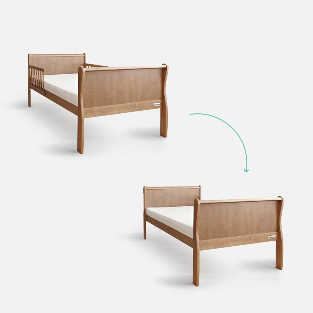 Juniorsäng Majestic 80x160, vintage - Bild 2