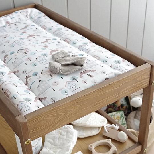 Klassisk hylla skötbord, vintage - Bild 6