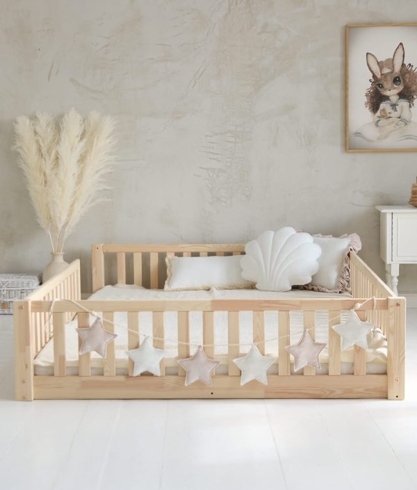 Natur stor barnsäng Lisa 140x190 cm