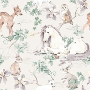 Dekorillo, tapet Unicorn with friends