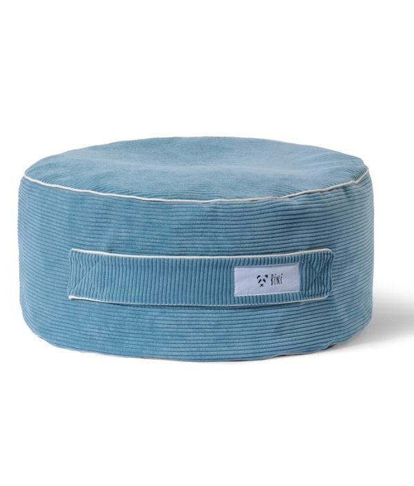 Bini, sittpuff Cozy, blå