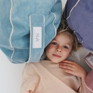 Bini, sittpuff Cozy, blå