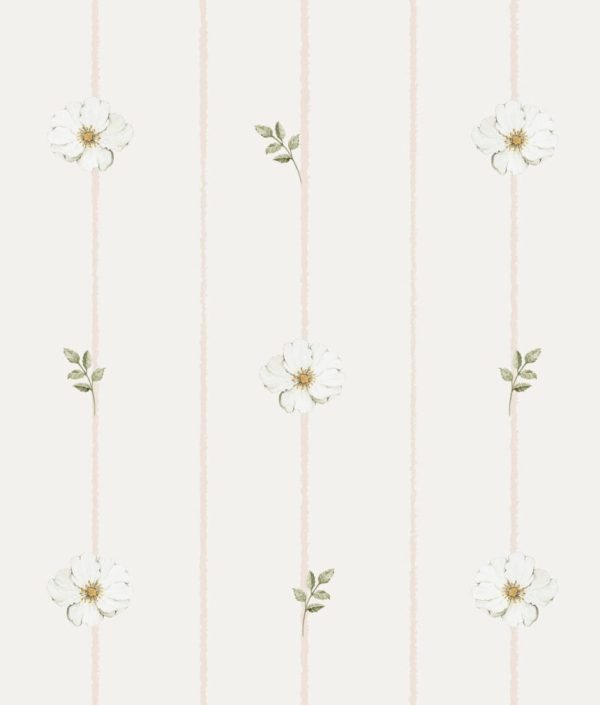 Dekorillo, tapet English garden pink