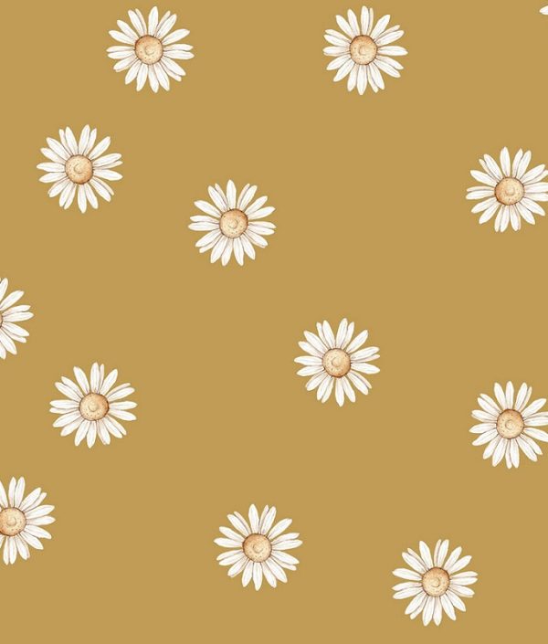 Dekorillo, tapet Little Daisy Yellow