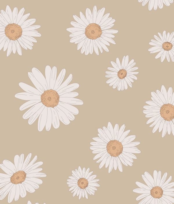 Dekornik, tapet Tuscan Daisies Cappuccino