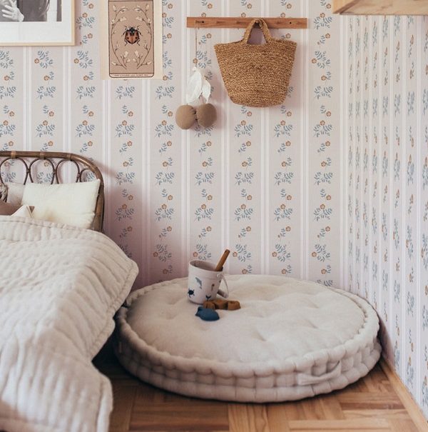 Dekornik, tapet French Cottage Flowers