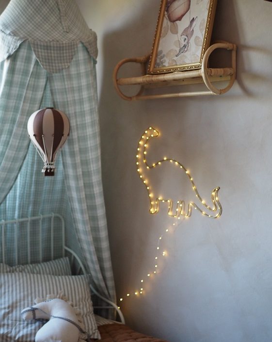 Nattlampa till barnrummet, Dino guld