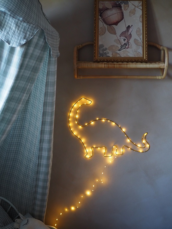 Nattlampa till barnrummet, Dino guld - Bild 8