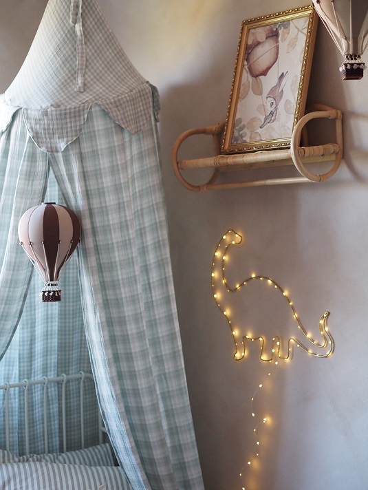 Nattlampa till barnrummet, Dino guld - Bild 7