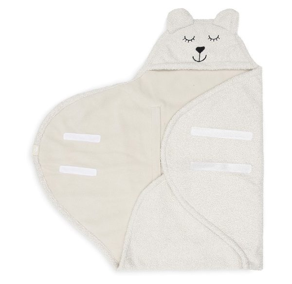 Jollein, omlott babywrap åkpåse Bear boucle, oatmeal