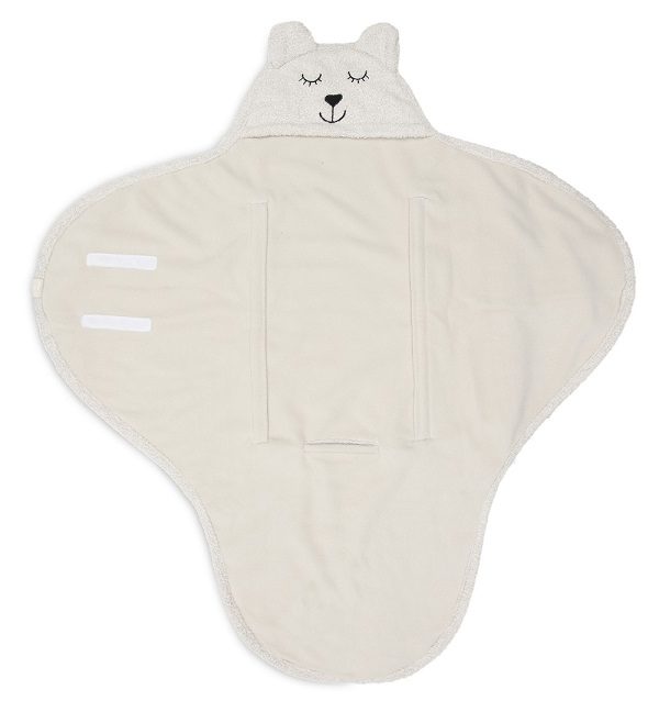 Jollein, omlott babywrap åkpåse Bear boucle, oatmeal