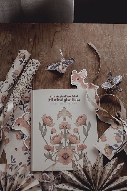 Mrs Mighetto, målarbok The magical world of Minimighettos - Bild 5