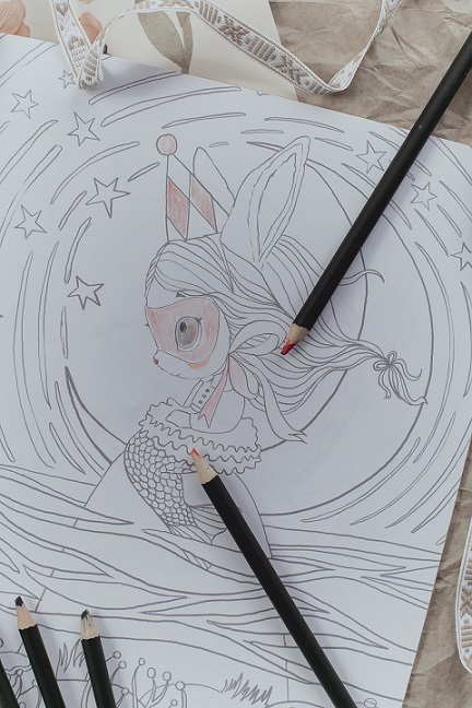 Mrs Mighetto, målarbok The magical world of Minimighettos - Bild 4