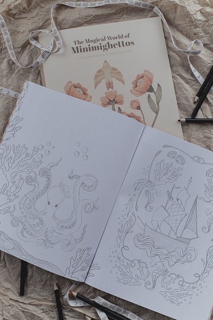 Mrs Mighetto, målarbok The magical world of Minimighettos - Bild 7