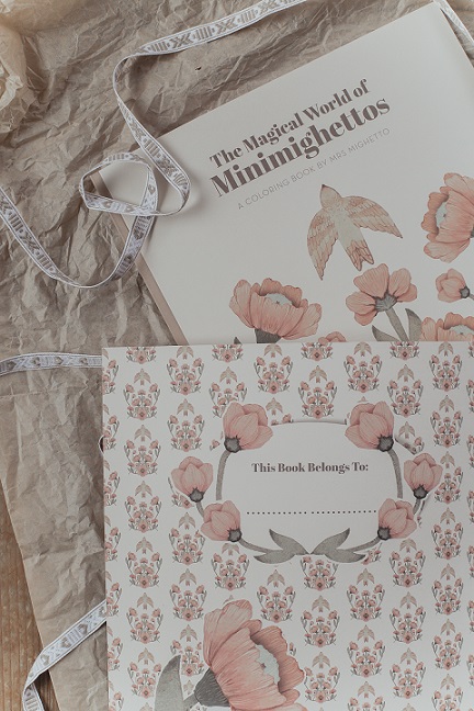 Mrs Mighetto, målarbok The magical world of Minimighettos - Bild 9