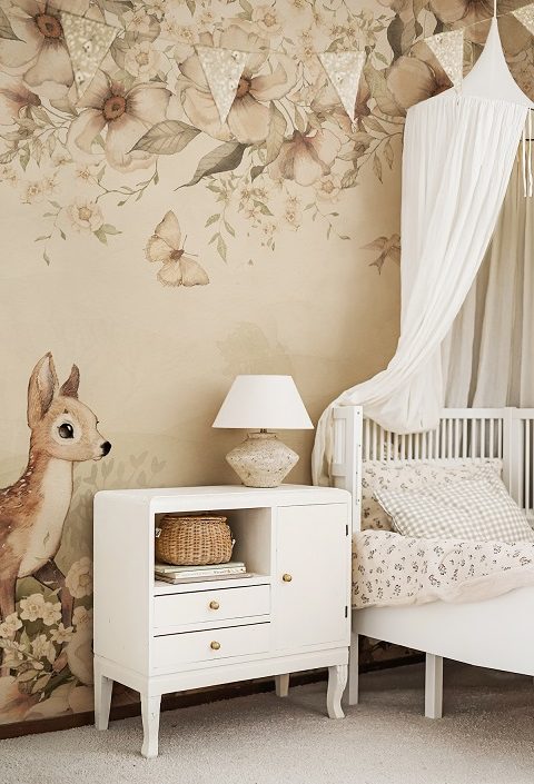 Mrs Mighetto, tapet mural The Floral Glade