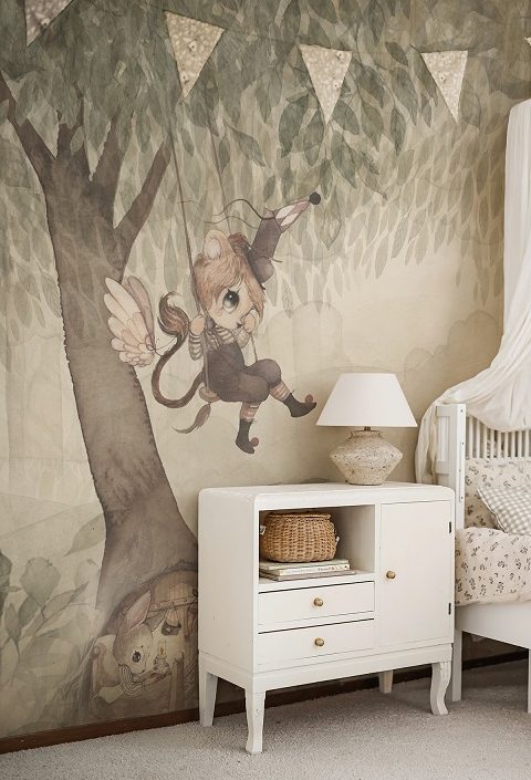 Mrs Mighetto, tapet mural The Green Glade