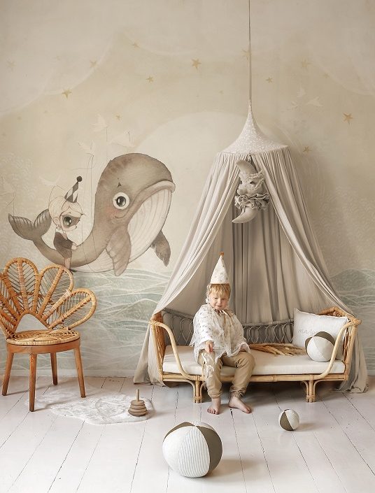 Mrs Mighetto, tapet mural Whalie Dream