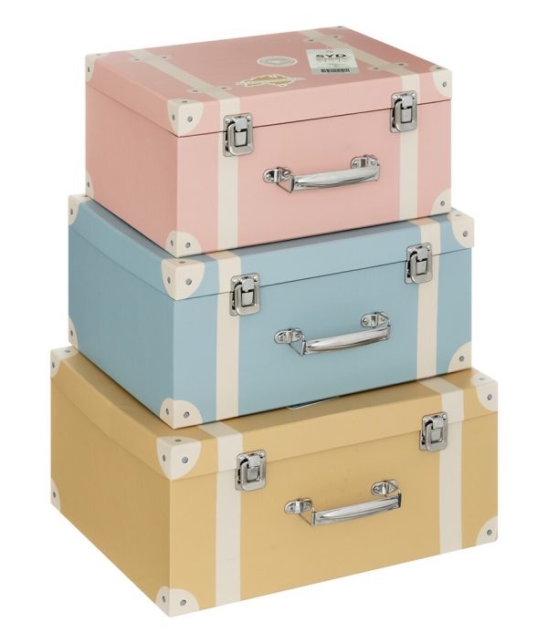 Koffertförvaring till barnrummet, 3-pack