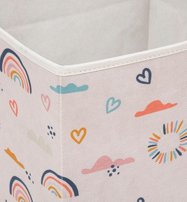 Förvaringskorg regnbåge