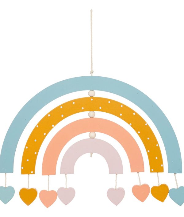 Väggdekoration till barnrummet, regnbåge