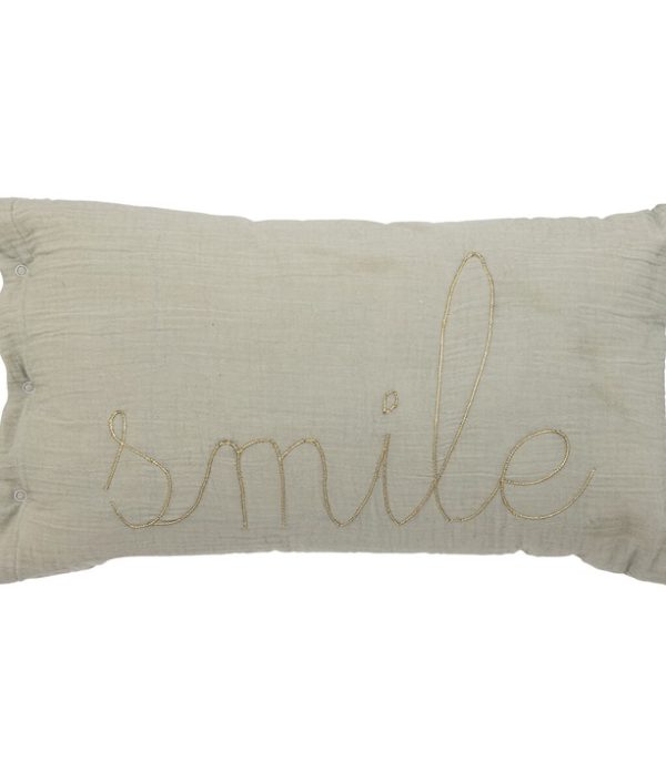Grön rektangulär kudde, Smile