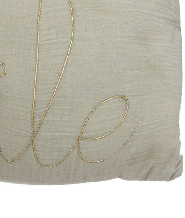 Grön rektangulär kudde, Smile