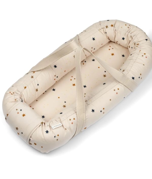 Liewood, babylift babynest Star Bright Sandy