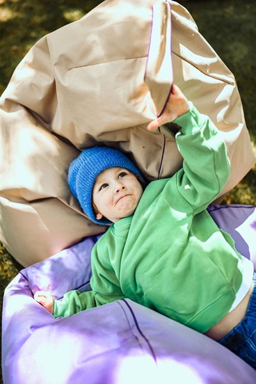 Bini saccosäck utomhus, Cookie - Bild 3