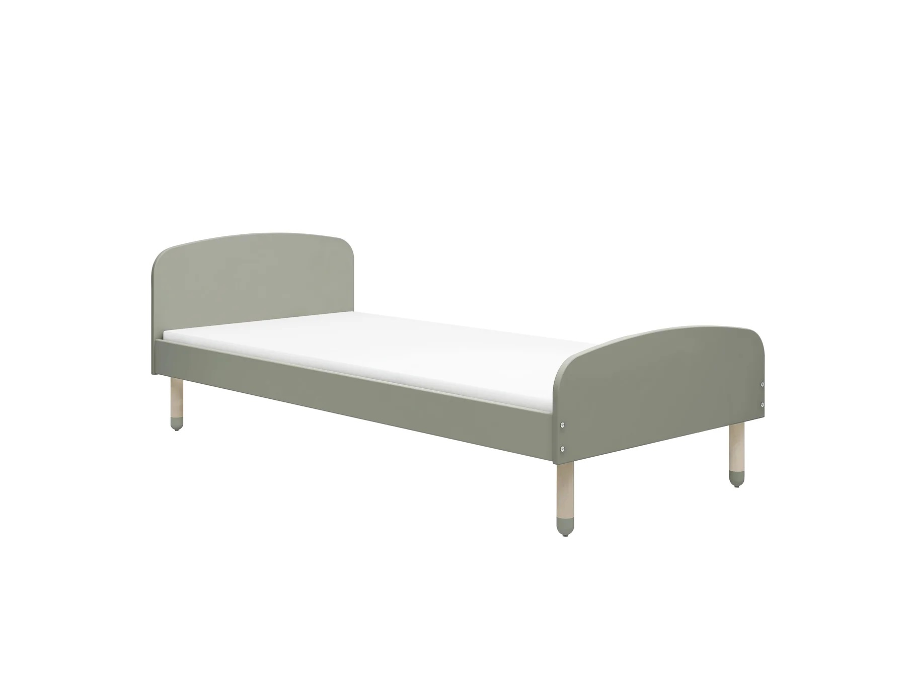 Flexa, barnsäng enkelsäng 90x200 cm Dots, natural green