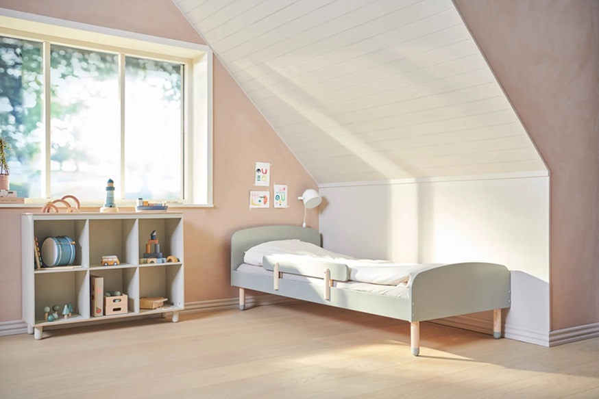 Flexa, barnsäng enkelsäng 90x200 cm Dots, natural green - Bild 5