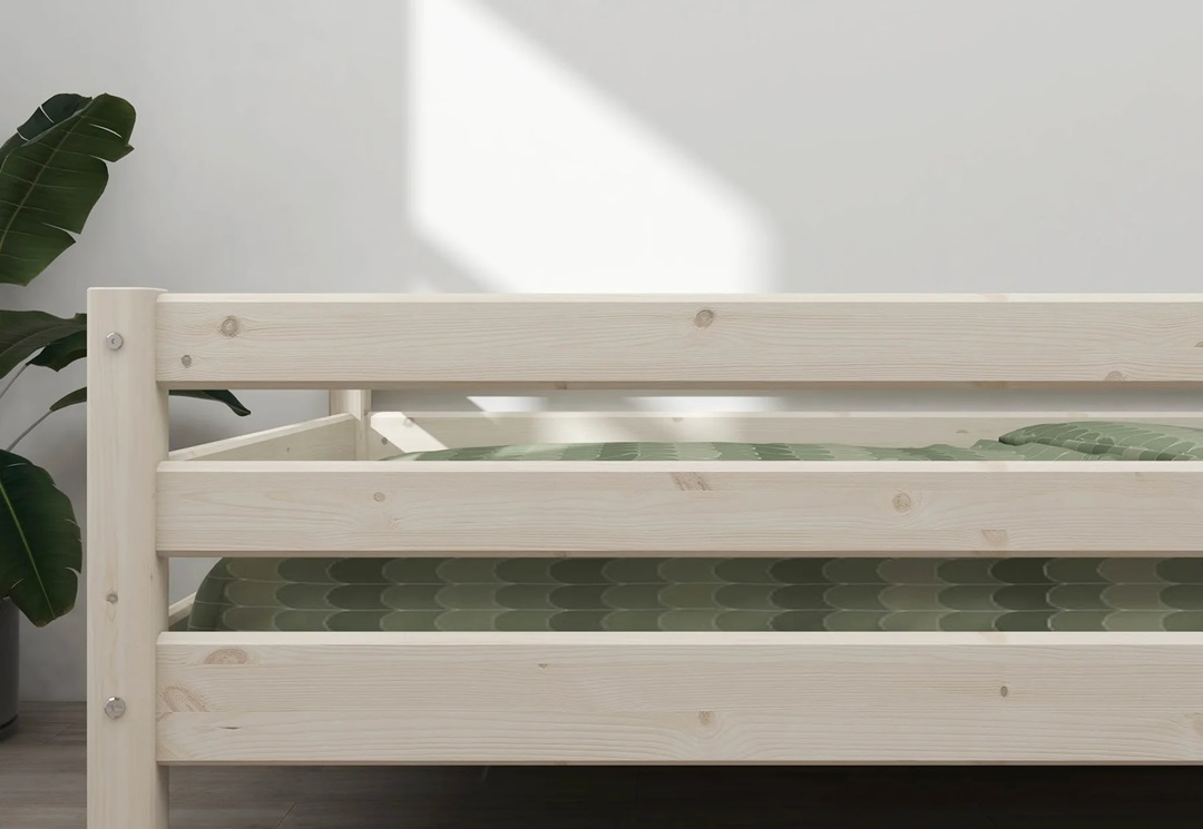 Flexa, barnsäng dagbädd 90x200 cm Classic, vit - Bild 8