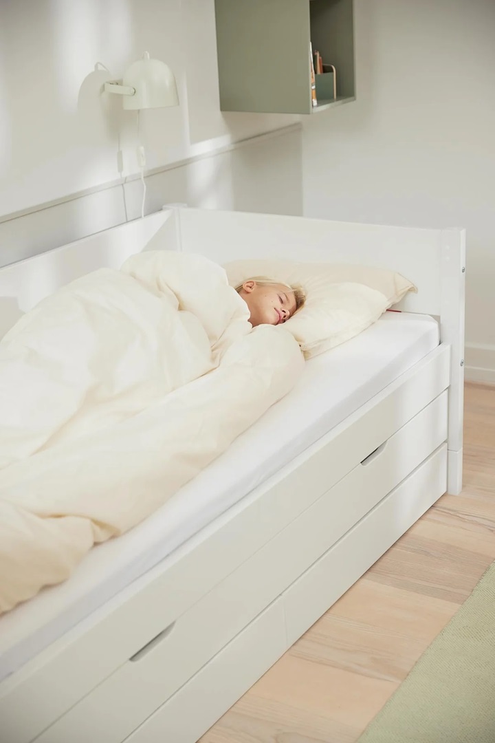 Flexa, barnsäng med förvaring och extra säng 90x200 cm White - Bild 7