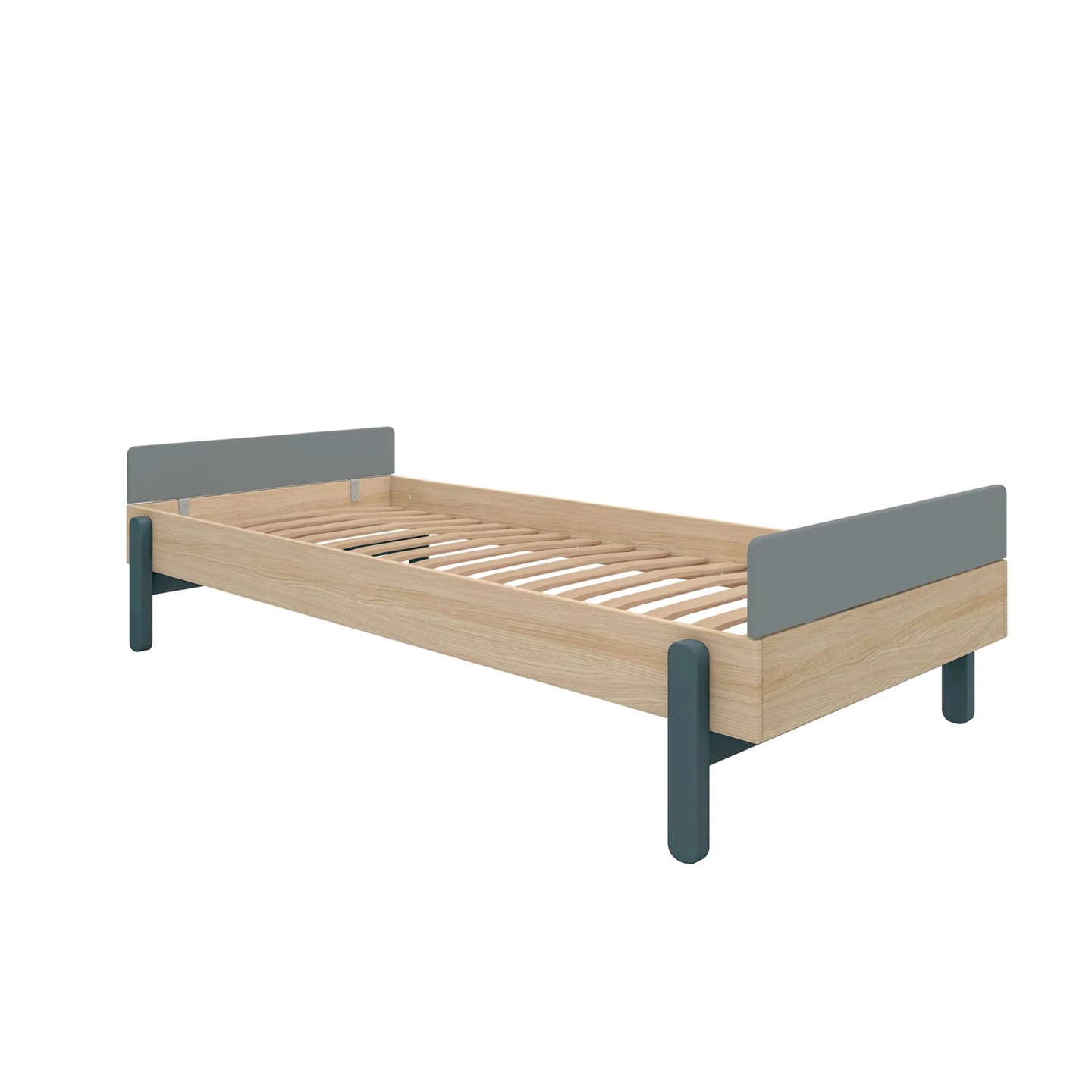 Flexa, barnsäng enkelsäng 90x200 cm Popsicle, blueberry oak - Bild 8