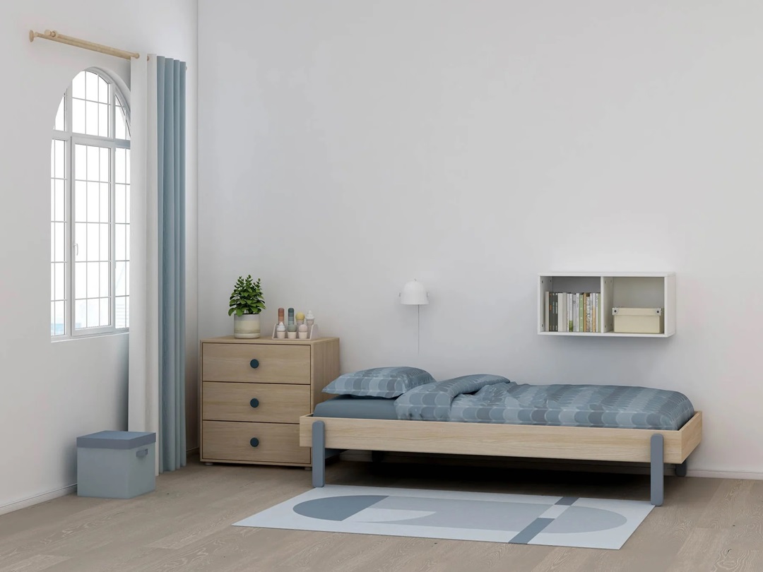 Flexa, barnsäng 90x200 cm Popsicle, blueberry oak - Bild 2