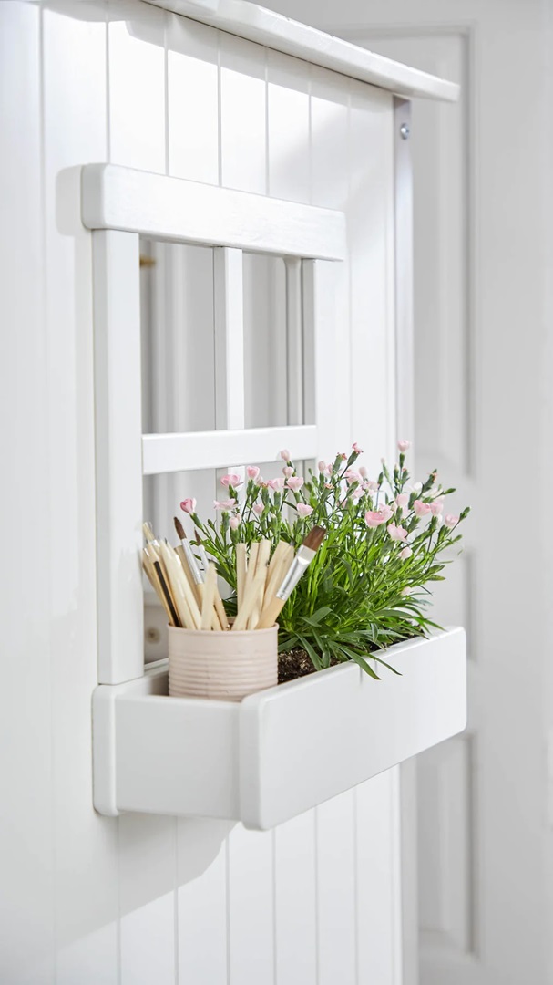 Flexa, hussäng 90x200 cm Classic Half House, vit/grå - Bild 5